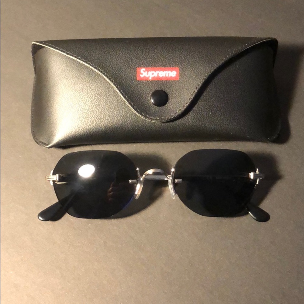 Supreme River Sunglasses Silver